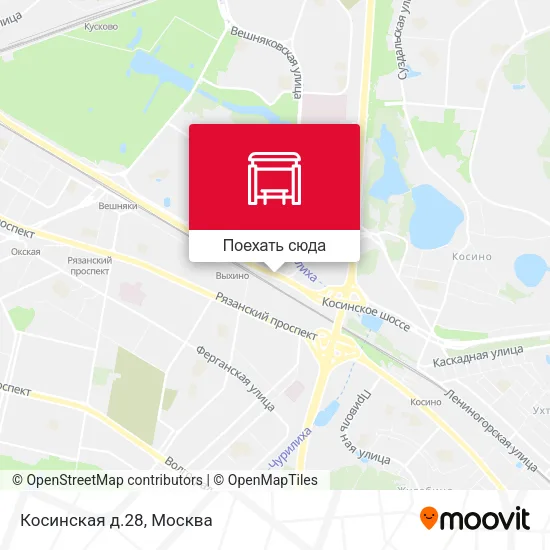 Карта Косинская д.28