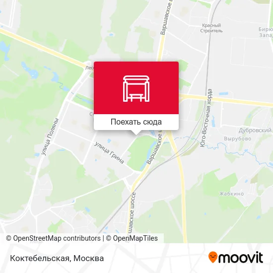 Карта Коктебельская