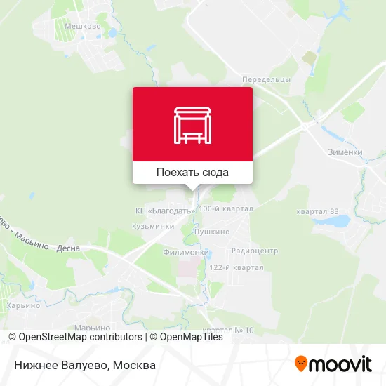 Карта Нижнее Валуево