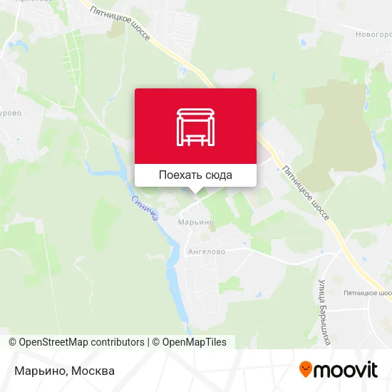 Карта Марьино