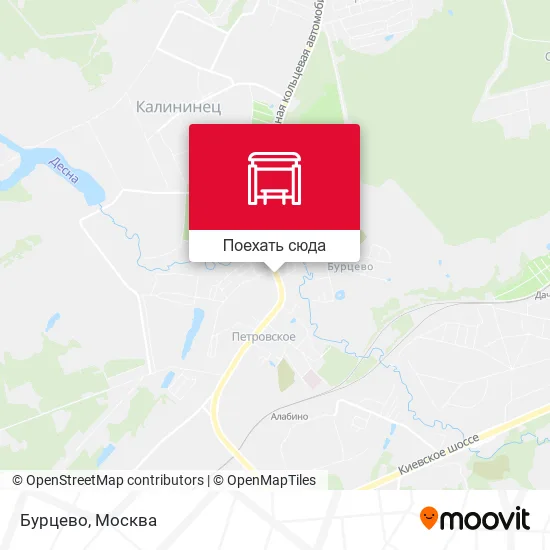 Карта Бурцево