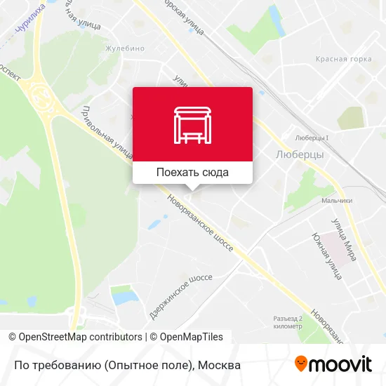 Карта По требованию (Опытное поле)