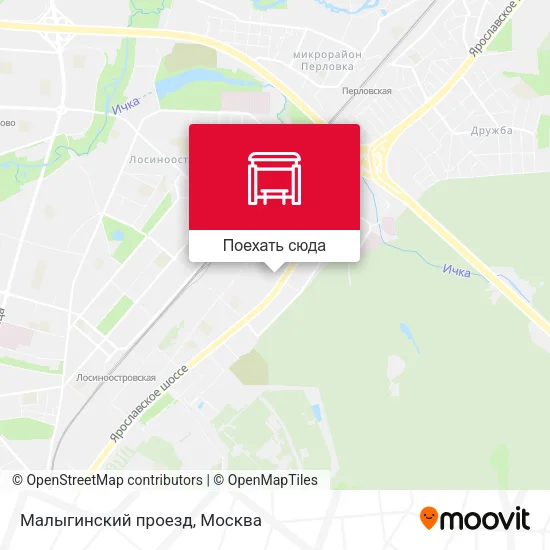 Карта Малыгинский проезд