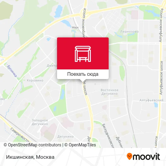 Карта Икшинская
