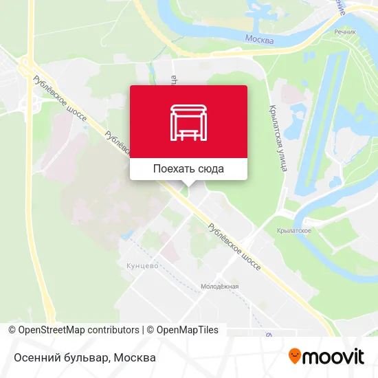 Карта Осенний бульвар