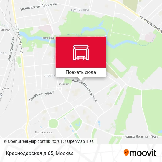 Карта Краснодарская д.65