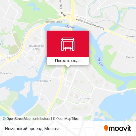 Карта Неманский проезд