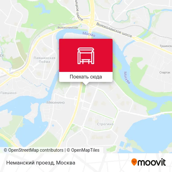 Карта Неманский проезд