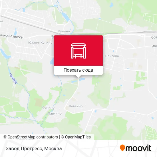 Карта Завод Прогресс