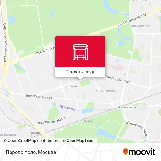 Карта Перово поле