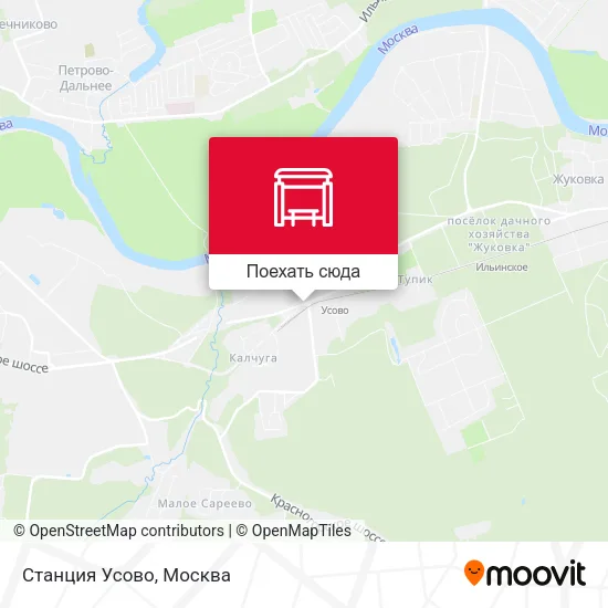 Карта Станция Усово