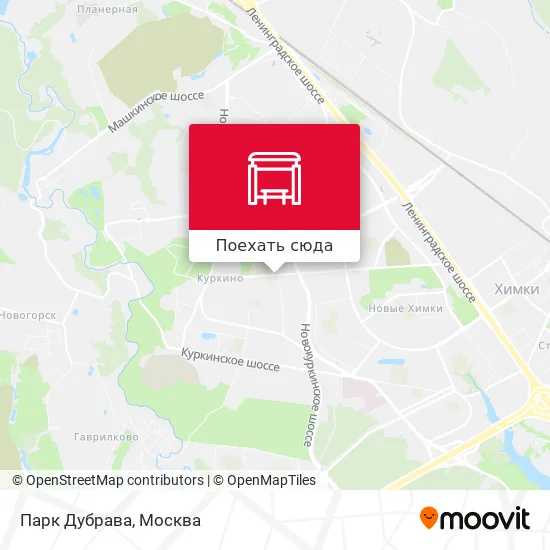 Карта Парк Дубрава