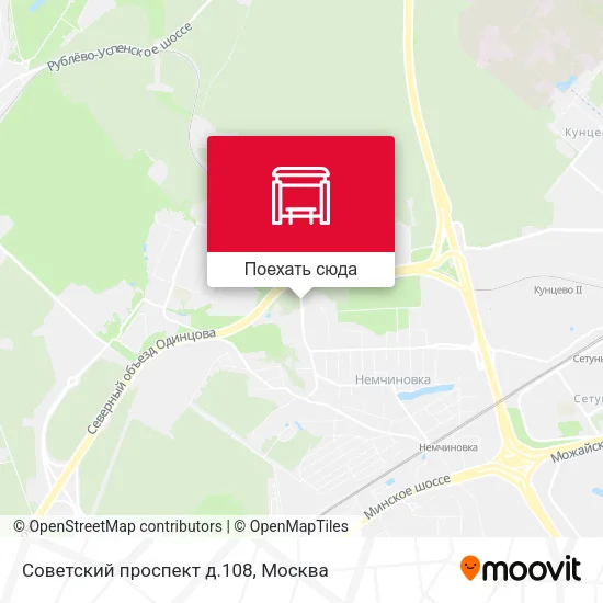 Карта Советский проспект д.108
