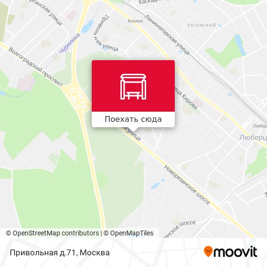 Карта Привольная д.71