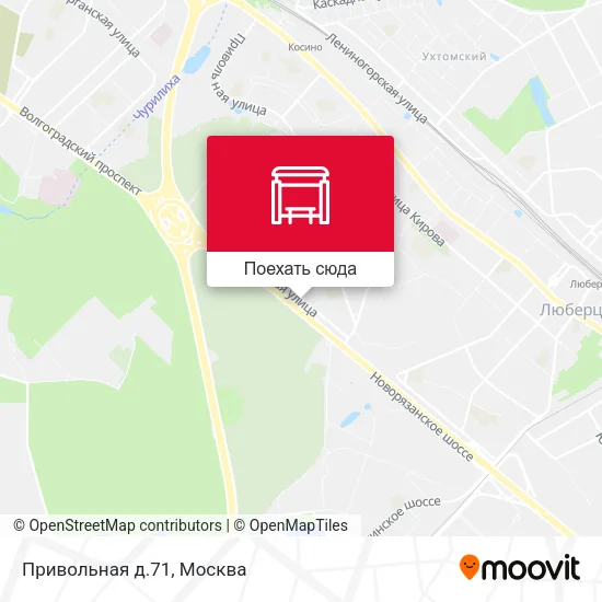 Карта Привольная д.71