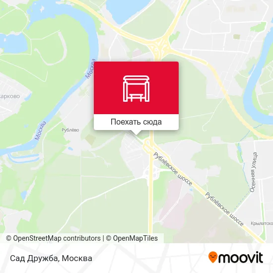 Карта Сад Дружба