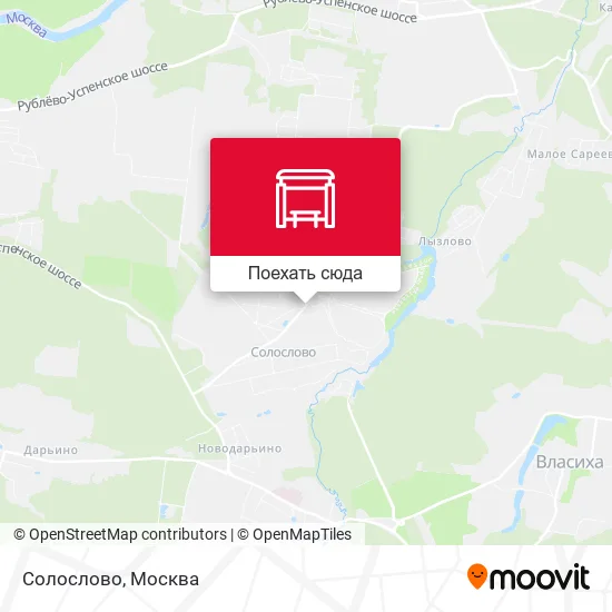 Карта Солослово