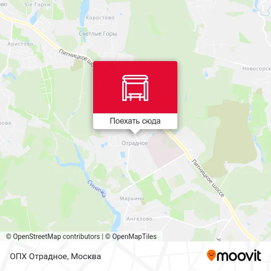 Карта ОПХ Отрадное