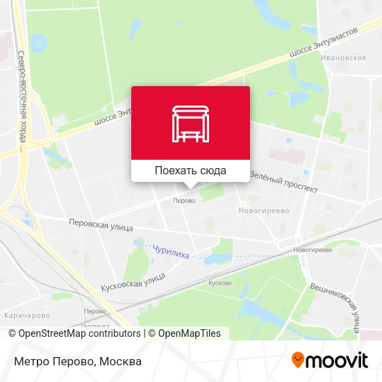 Карта Метро Перово