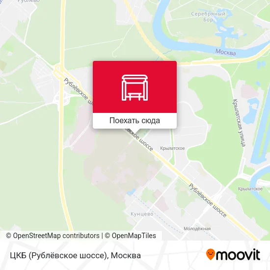 Карта ЦКБ (Рублёвское шоссе)