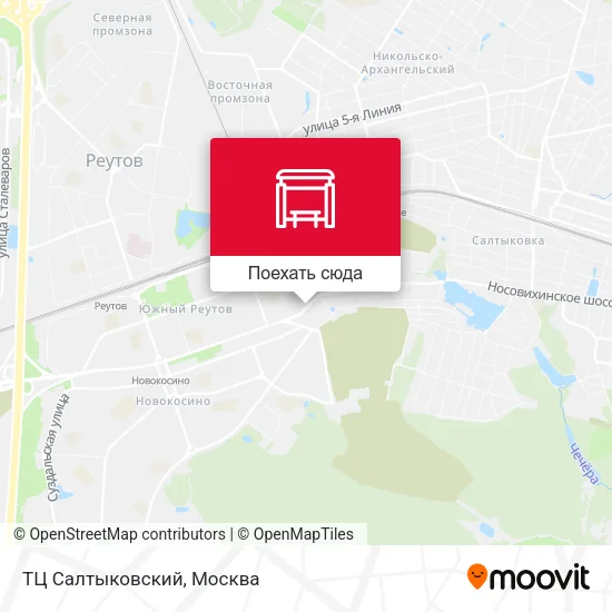 Карта ТЦ Салтыковский