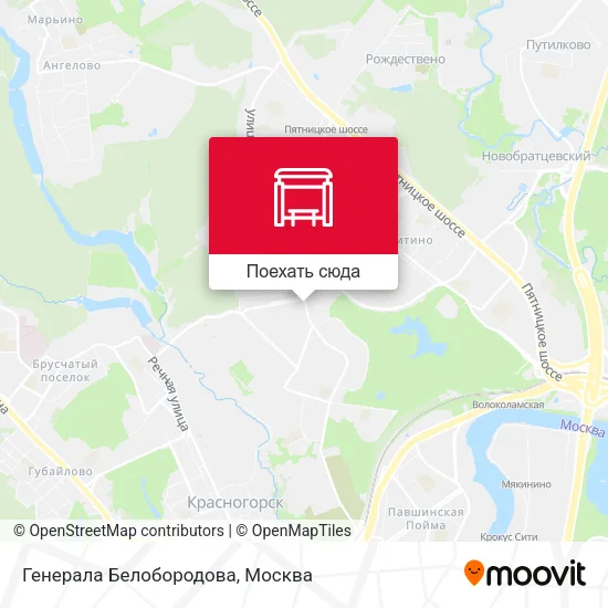 Карта Генерала Белобородова