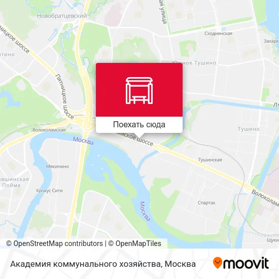 Карта Академия коммунального хозяйства