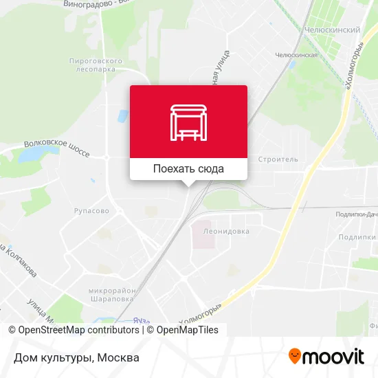Карта Дом культуры