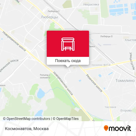 Карта Космонавтов