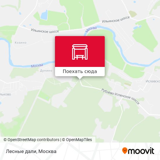 Карта Лесные дали