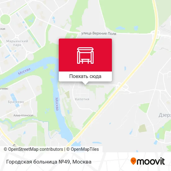 Карта Городская больница №49