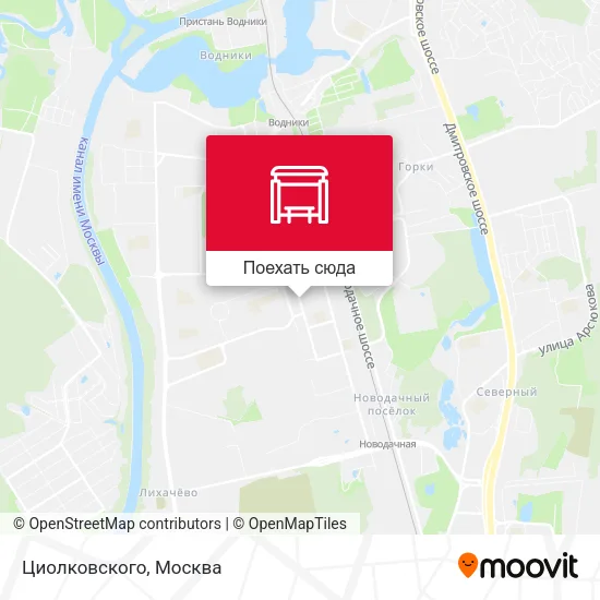 Карта Циолковского