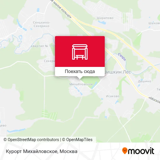 Карта Курорт Михайловское