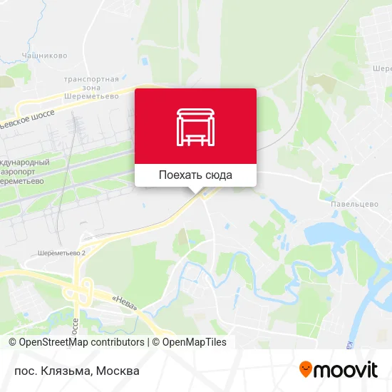 Карта пос. Клязьма