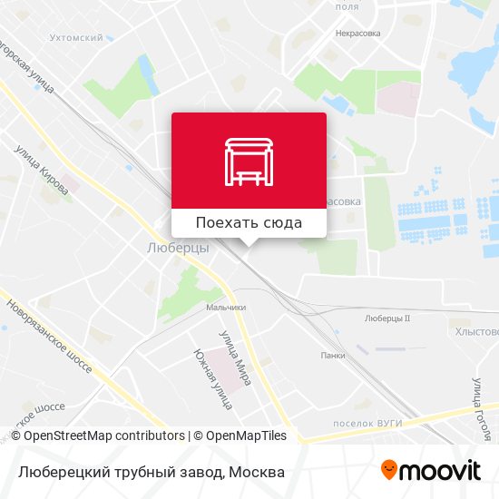 Карта Люберецкий трубный завод