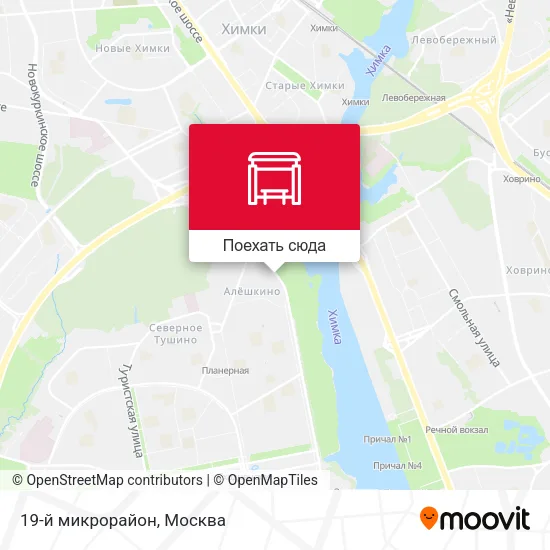 Карта 19-й микрорайон