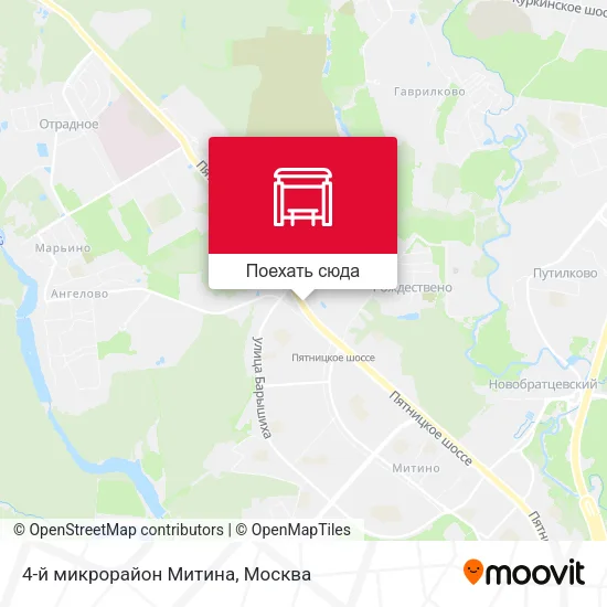 Карта 4-й микрорайон Митина