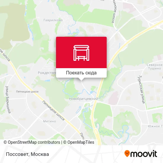 Карта Поссовет