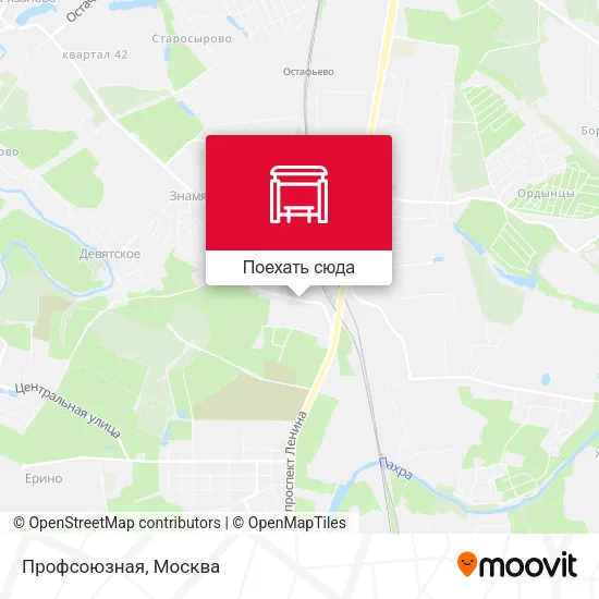 Карта Профсоюзная