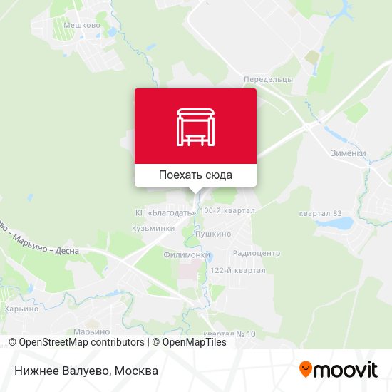 Карта Нижнее Валуево