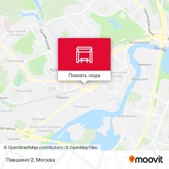 Карта Павшино-2