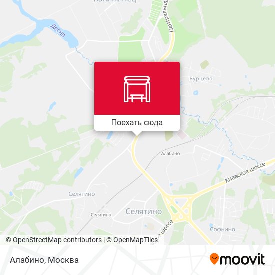 Карта Алабино
