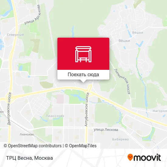 Карта ТРЦ Весна