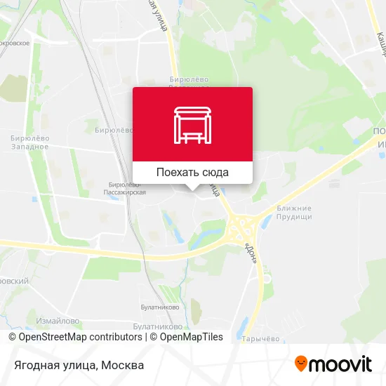 Карта Ягодная улица