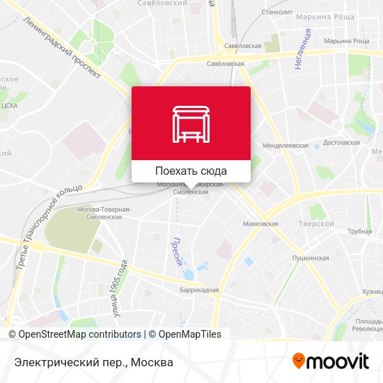 Карта Электрический пер.