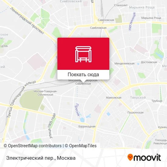 Карта Электрический пер.