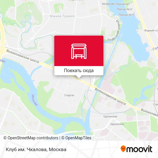 Карта Клуб им. Чкалова
