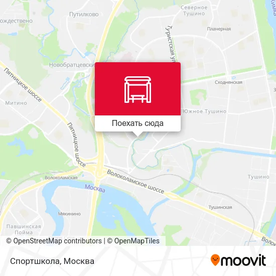 Карта Спортшкола