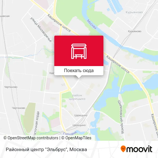Карта Районный центр "Эльбрус"
