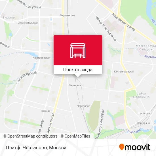Карта Платф. Чертаново